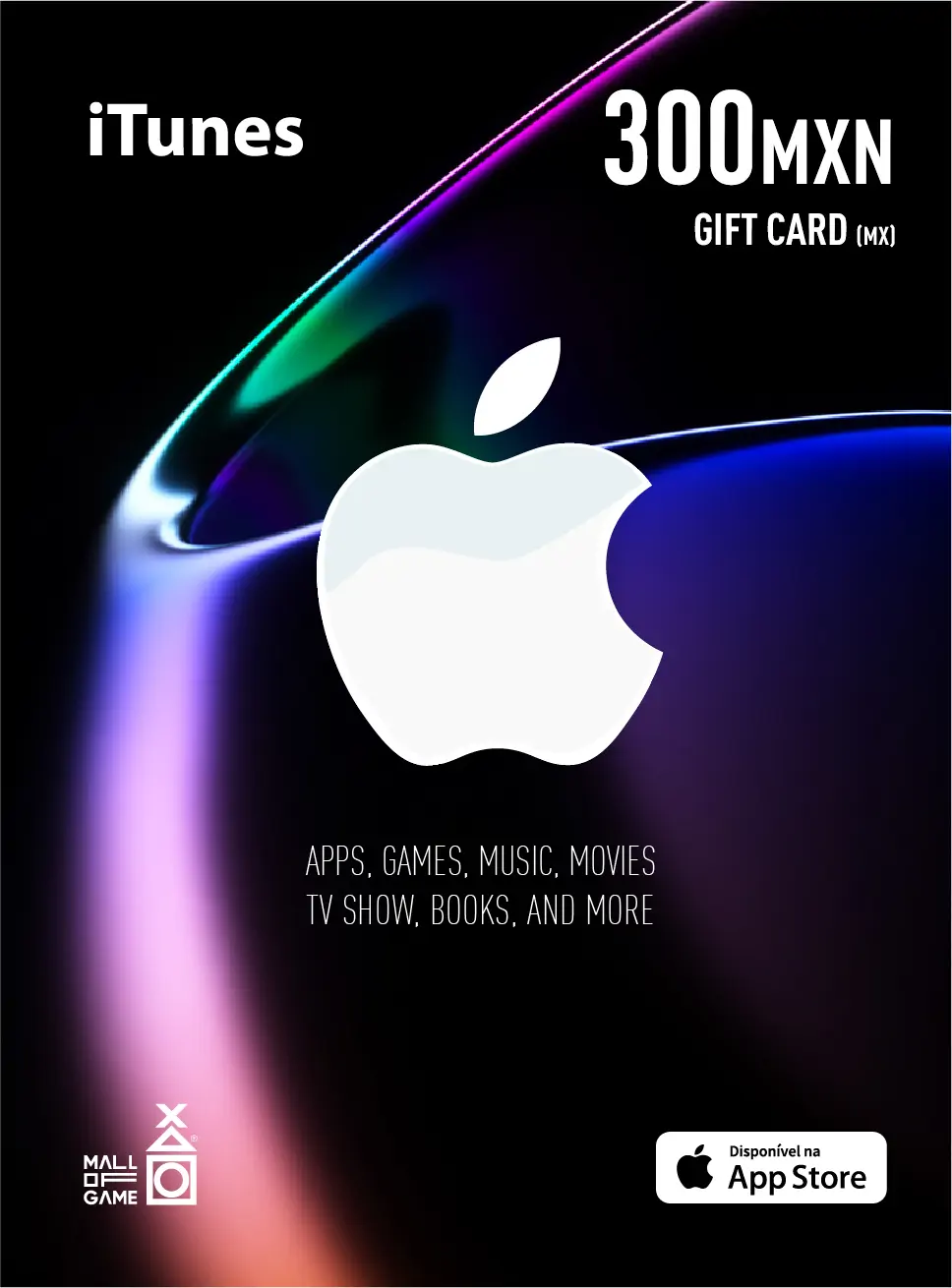 iTunes MXN300 Gift Card (MX)